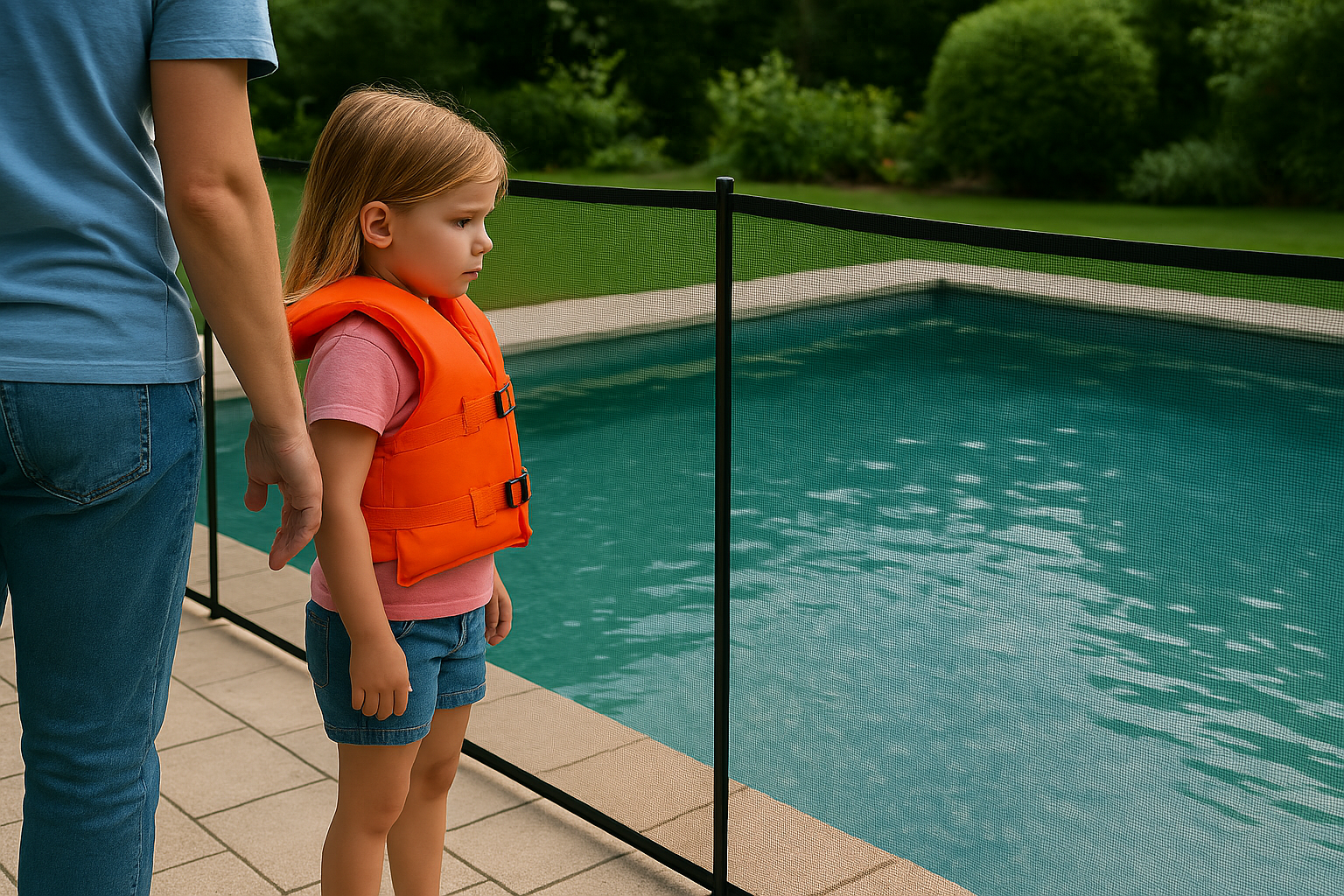 Seguridad infantil en la piscina