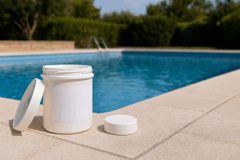 Cloro en la piscina