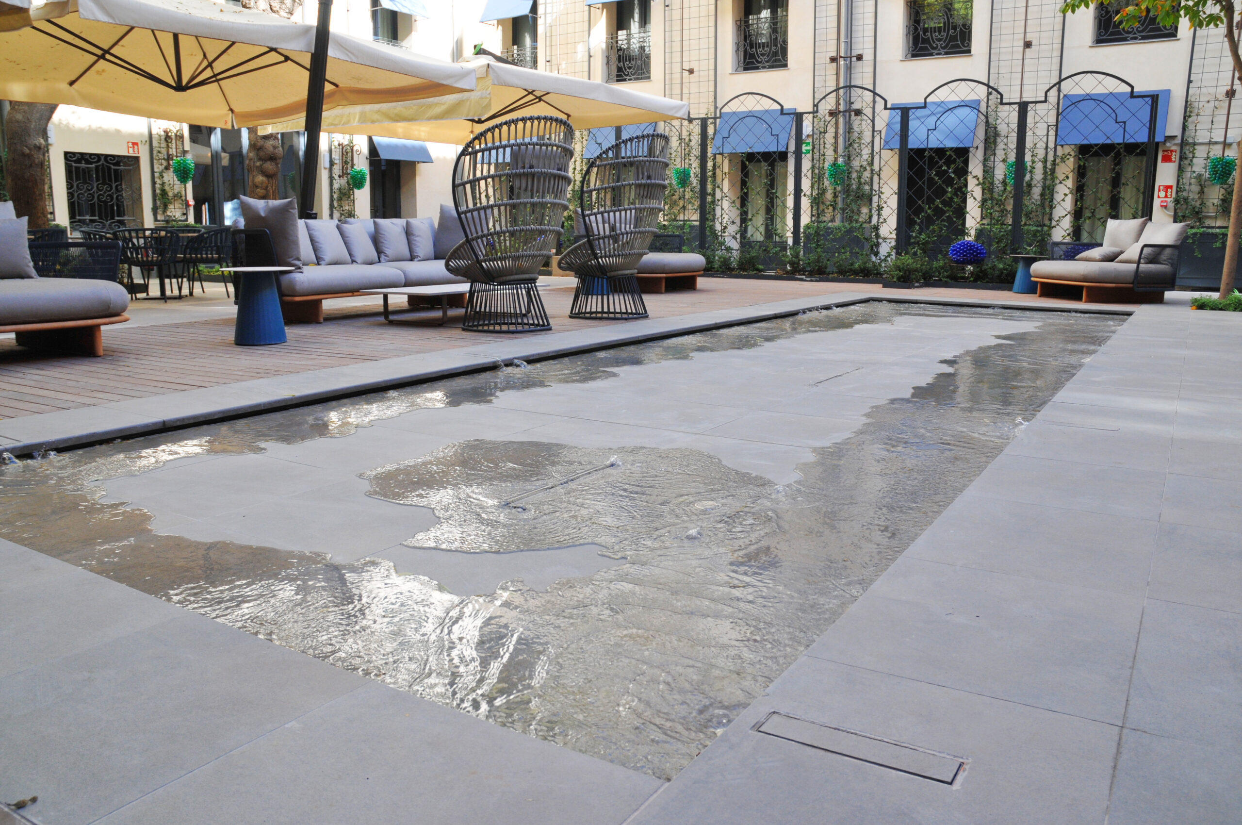 Cubiertas transitables y protección climática